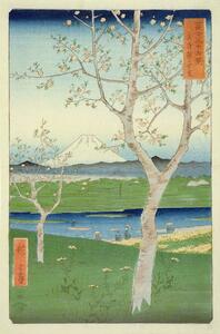 Ando or Utagawa Hiroshige - Fine Art Print Fuji, (30 x 40 cm)