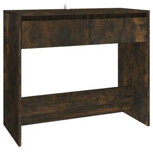 Console Table Smoked Oak 89x41x76.5 cm Engineered Wood