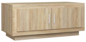 Coffee Table Sonoma Oak 102x50x45 cm Engineered Wood