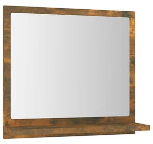 Bathroom Mirror Smoked Oak 40x10.5x37 cm Engineered Wood