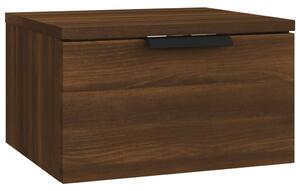 Wall-mounted Bedside Cabinet Brown Oak 34x30x20 cm