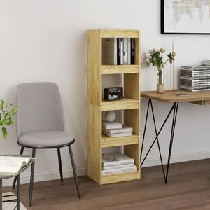 Book Cabinet Room Divider 40x30x135.5 cm Pinewood