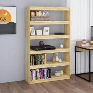 Book Cabinet/Room Divider 100x30x167.5 cm Solid Pinewood