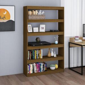 Book Cabinet/Room Divider Honey Brown 100x30x167.5 cm Solid Pinewood