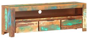 TV Cabinet 119x30x41 cm Solid Reclaimed Wood