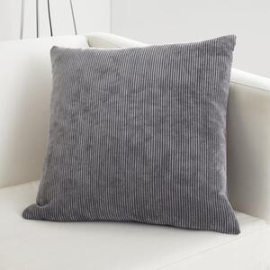 Kilbride Cord Filled Cushion Charcoal
