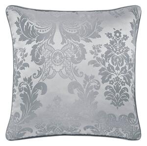 Catherine Lansfield Damask Jacquard Filled Cushion 43cm x 43cm Silver