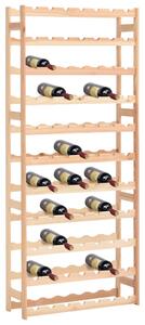 Wine Rack for 77 Bottles Pinewood