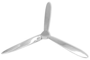 Wall-Mounted Propeller Aluminium Silver 70 cm