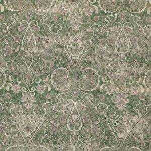 Linda Barker Home Jaipur Printed Cotton Fabric Emerald