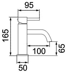 Bathroom faucet Calani NEXOS Black