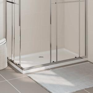 Rectangular ABS Shower Base Tray White 70x120 cm