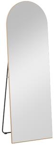 HOMCOM 150cm Arched Full Length Mirror - Gold Tone Aosom UK