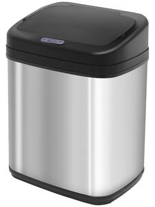 HOMCOM 20L LUXURY Automatic Sensor Dustbin Kitchen Waste Bin Rubbish Trashcan Auto Dustbin Stainless Steel with Bucket 33*25*42.5CM Aosom UK