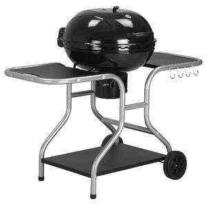 Outsunny Charcoal Grill Trolley Barbecue Grill W/ Wheels Aosom UK