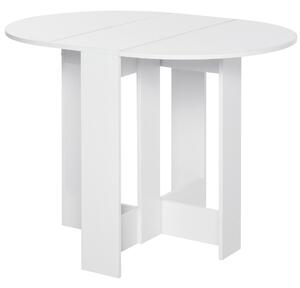 HOMCOM Folding Drop Leaf Dining Table Foldable Bar Table for Small Kitchen,Dining Room Aosom UK