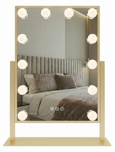 Mirror LED STYLE L.Gold 30x40