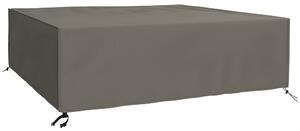 Outsunny Patio Furniture Protector: Weatherproof 600D Oxford Cover for Large Square Sets, 230 x 230 x 70cm, Grey Aosom UK