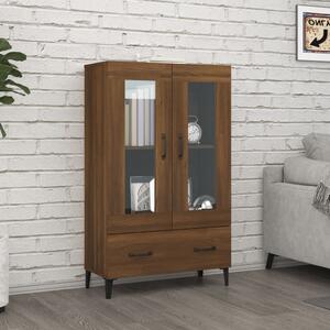 Highboard Brown Oak 70x31x115 cm Engineered Wood