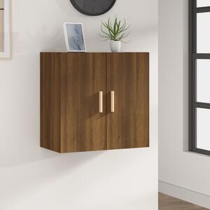 Wall Cabinet Brown Oak 60x30x60 cm Engineered Wood