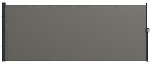 Outsunny Retractable Side Awning, Outdoor Privacy Screen for Garden, Hot Tub, Balcony, Terrace, Pool, 400 x 160cm, Dark Grey