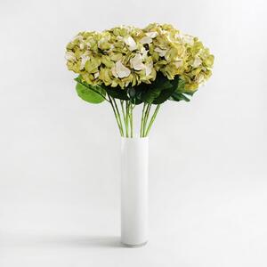 Pack of 12 Artificial Hydrangea Green Stem 79cm