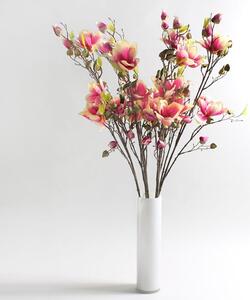 Pack of 6 Artificial Magnolia Pink Spray 110cm
