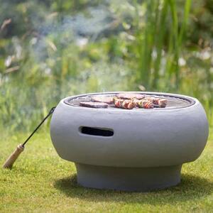 BBGRILL Portable Barbecue Grey BBQ TUB-G