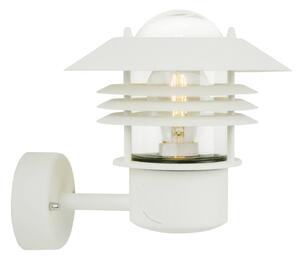 White outdoor wall lamp Island