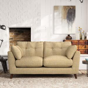 Peyton Large 2 Seater Sofa Chunky Tonal Weave Ochre