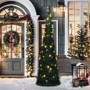 Aurelia 180cm PVC Artificial Pre-lit Christmas With LED - Green