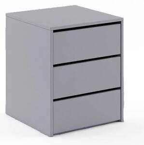 Ionia Wooden Chest of 3 Drawers In Matt Grey