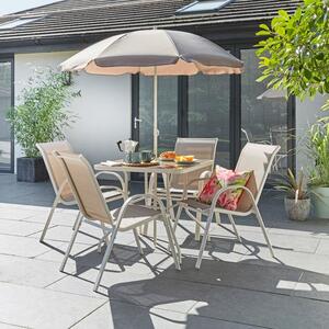 6 Piece Rectangular Garden Dining Set