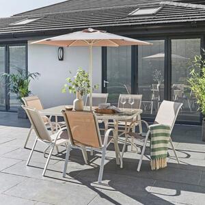 8 Piece Rectangular Garden Dining Set