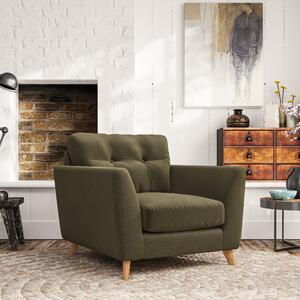 Peyton Armchair House Velvet Olive