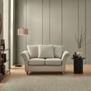 Dixie 2 Seater Sofa, Soft Texture Fabric Natural