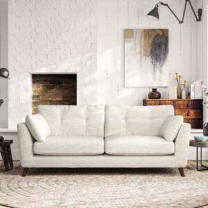 Peyton Large 3 Seater Sofa Chunky Tonal Weave Ivory