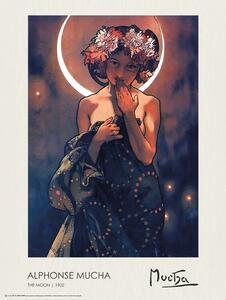 Poster The Moon (The Moon and The Stars Series) 1902, Alphonse Mucha