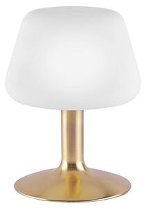 Till - small LED table lamp with brass base