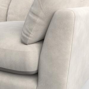 Peyton Large 3 Seater Sofa Aqua Clean Chenille Sandstone