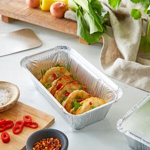Foil Trays with Lid Foil Silver