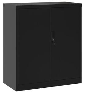 File Cabinet Black 79x40x90 cm Steel