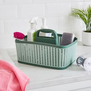 Weave Effect Cleaning Caddy Green