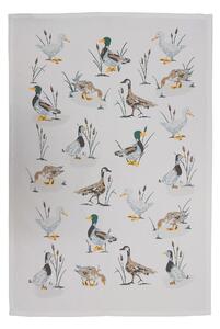 Ducks and Geese Tea Towel Multicoloured