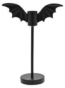 Bat Candlestick Holder Black