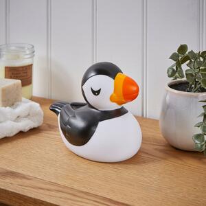 Puffin Rubber Duck Black and white