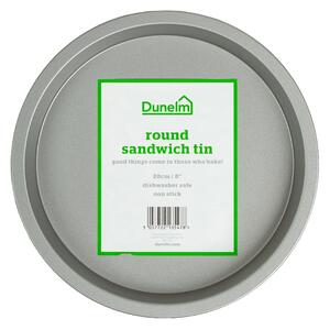 Dunelm 20cm Sandwich Tin Black