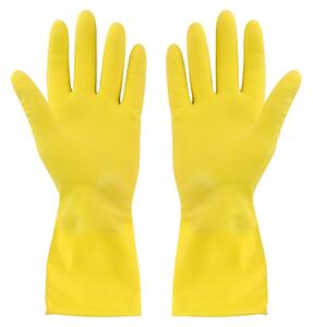 Large Rubber Gloves Yellow