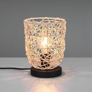 Reality Leuchten Lovis table lamp made of rattan mesh