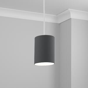 Ava 15cm Cylinder Lamp Shade Grey